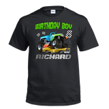 Monster Truck Birthday Shirt 06 Monster Truck Family Shirts - X Graphics Shirts