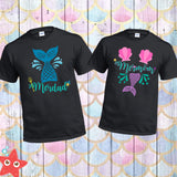 Mermaid Birthday Shirt - X Graphics Shirts