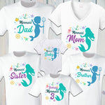 Mermaid Family Shirts - X Graphics Shirts