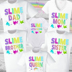 Slime Family Shirts Slime Birthday Shirt Birthday Girl - X Graphics Shirts