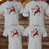 Reindeer Christmas Family Shirts - X Graphics Shirts