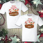 Elf Friends Matching Christmas Family Shirts - X Graphics Shirts