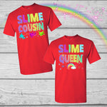 Slime Family Shirts Slime Birthday Shirt Birthday Girl - X Graphics Shirts
