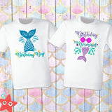 Mermaid Birthday Shirt - X Graphics Shirts
