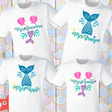 Mermaid Birthday Shirt - X Graphics Shirts