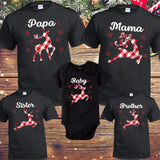 Reindeer Christmas Matching Family Shirts - X Graphics Shirts