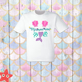 Mermaid Birthday Shirt - X Graphics Shirts