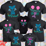 Mermaid Birthday Shirt - X Graphics Shirts