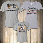 Baseball Birthday Family Shirts