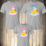 Birthday Family Shirts Rubber Duckies Bath Duck Birthday Boy T-shirt Family Shirts Bath Duck Shirts Ducks Personalized Custom Matching