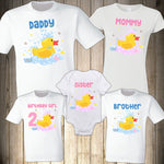 Ducks Birthday Family Shirts