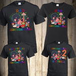 Carnival Circus Family Shirts Circus Birthday Girl Birthday Boy Party Mom Dad Birthday Animals Circus Carnival Lion Matching Custom Lion