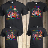 Carnival Circus Family Shirts Circus Birthday Girl Birthday Boy Party Mom Dad Birthday Animals Circus Carnival Lion Matching Custom Lion