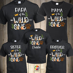 Wild One Family Matching Shirts, Wild One Birthday Boy, Wild One Safari, Family Wild One Shirts, Birthday Family Shirt, Birthday Boy