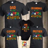 Happy Camper Birthday Shirt, Matching Family Camper Shirt, Custom Camper Family Birthday Shirt, Camping Crew Shirt, One Happy Camper Outfit