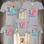 Dinosaur Family Shirts T rex Birthday Boy Shirts Dinousaur Shirt T-Rex Family Shirts Birthday Dino Family Matching Name and Age Personalized
