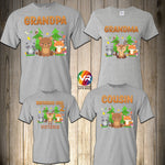 Family safari Woodland Creatures wild shirts, One wild, wild one birthday, mom and dad wild shirt, wild party, fox forest bear deer raccoon