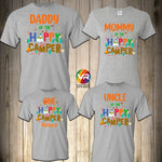 Happy Camper Birthday Shirt, Matching Family Camper Shirt, Custom Camper Family Birthday Shirt, Camping Crew Shirt, One Happy Camper Outfit