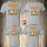 Happy Camper Birthday Shirt, Matching Family Camper Shirt, Custom Camper Family Birthday Shirt, Camping Crew Shirt, One Happy Camper Outfit