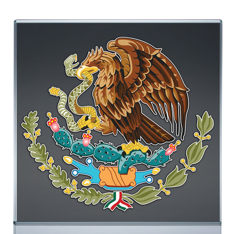 Mexico Coat of Arms Eagle Aguila Mexicana Vinyl Sticker Calcomania