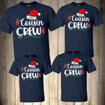 Cousin Crew Shirt, Family Matching Christmas Shirt, Christmas Pajama, Christmas Matching Shirt, Kids Christmas Shirt,Buffalo Plaid Santa Hat