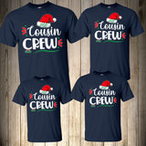 Cousin Crew Shirt, Family Matching Christmas Shirt, Christmas Pajama, Christmas Matching Shirt, Kids Christmas Shirt,Buffalo Plaid Santa Hat