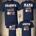 One Daisy Girl Birthday Shirt , One Birthday Matching Shirts , First Birthday Family Matching Shirt , First Birthday Party Outfit, Flower, Cute, Pink