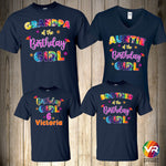 Tie Dye Birthday Shirts