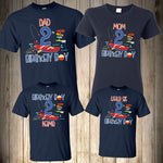Fishing Birthday Family Shirts