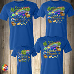 One Lucky Family Matching Shirts, Custom Lucky Mama, Dada, Brother, Sister Shirt, Saint Patrick's Day Family Shirts Lucky Charm Rainbow
