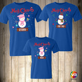 Snowman Family Christmas Matching Shirts
