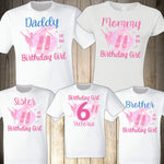 Ballerina Birthday Shirt for Family