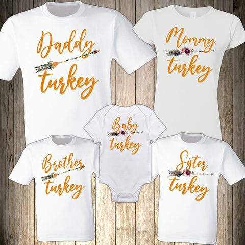 Happy Thanksgiving Family Shirts