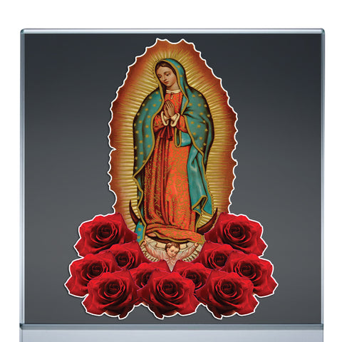 Virgen Mary sticker colorful sticker for cars suvs and trucks waterproof sticker