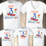 Fishing Birthday Family Shirts