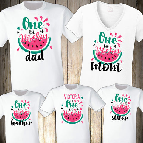 One in a Melon Family Shirts