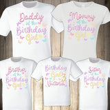 Butterflies Family Birthday Shirts Butterflies Shirt Pink Butterfly Birthday Shirt Baby Matching Birthday Shirts Butterfly Party Girl Pink