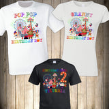 Carnival Circus Family Shirts Circus Birthday Girl Birthday Boy Party Mom Dad Birthday Animals Circus Carnival Lion Matching Custom Lion