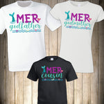 Mermaid Birthday Family Shirts Merdad Mermon Mersister Ariel Sea Matching Shirts Mermaid Party Mermaid Shirts Family Matching Merbabe Mermaid Security