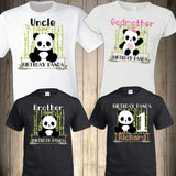 Panda Bear Family Shirt Panda Birthday Party Shirt Birthday Panda Matching Family T-Shirt Panda Bear Family Shirts Kawaii
