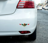 Mexico Eagle with Flag Vinyl Sticker