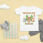 Family safari Woodland Creatures wild shirts, One wild, wild one birthday, mom and dad wild shirt, wild party, fox forest bear deer raccoon