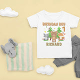 Family safari Woodland Creatures wild shirts, One wild, wild one birthday, mom and dad wild shirt, wild party, fox forest bear deer raccoon