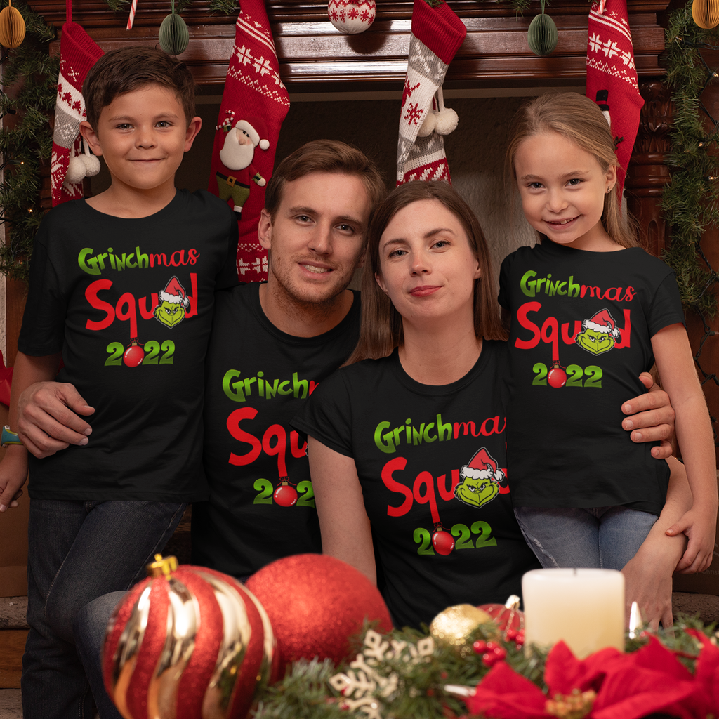 Christmas Family Shirts Santa Squad Christmas X Graphics